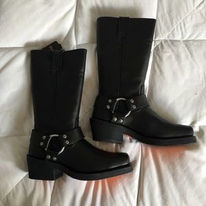 NEW Harley-Davidson Black Hustin Boots Size 5.5